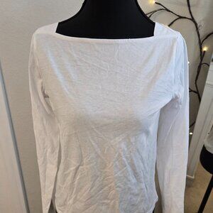 MNG - XS - White Long Sleeve Top